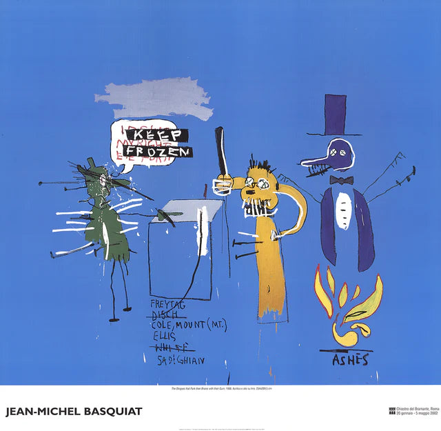 JEAN-MICHEL BASQUIAT The Dingoes that Park Their Brain with Their Gum - For Sale | Dovehouse Contemporary