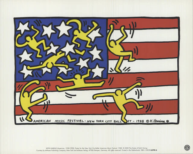 KEITH HARING New York City Ballet: American Music Festival, 1988 - For Sale | Dovehouse Contemporary