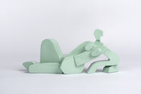 Reclining Nude - turquoise