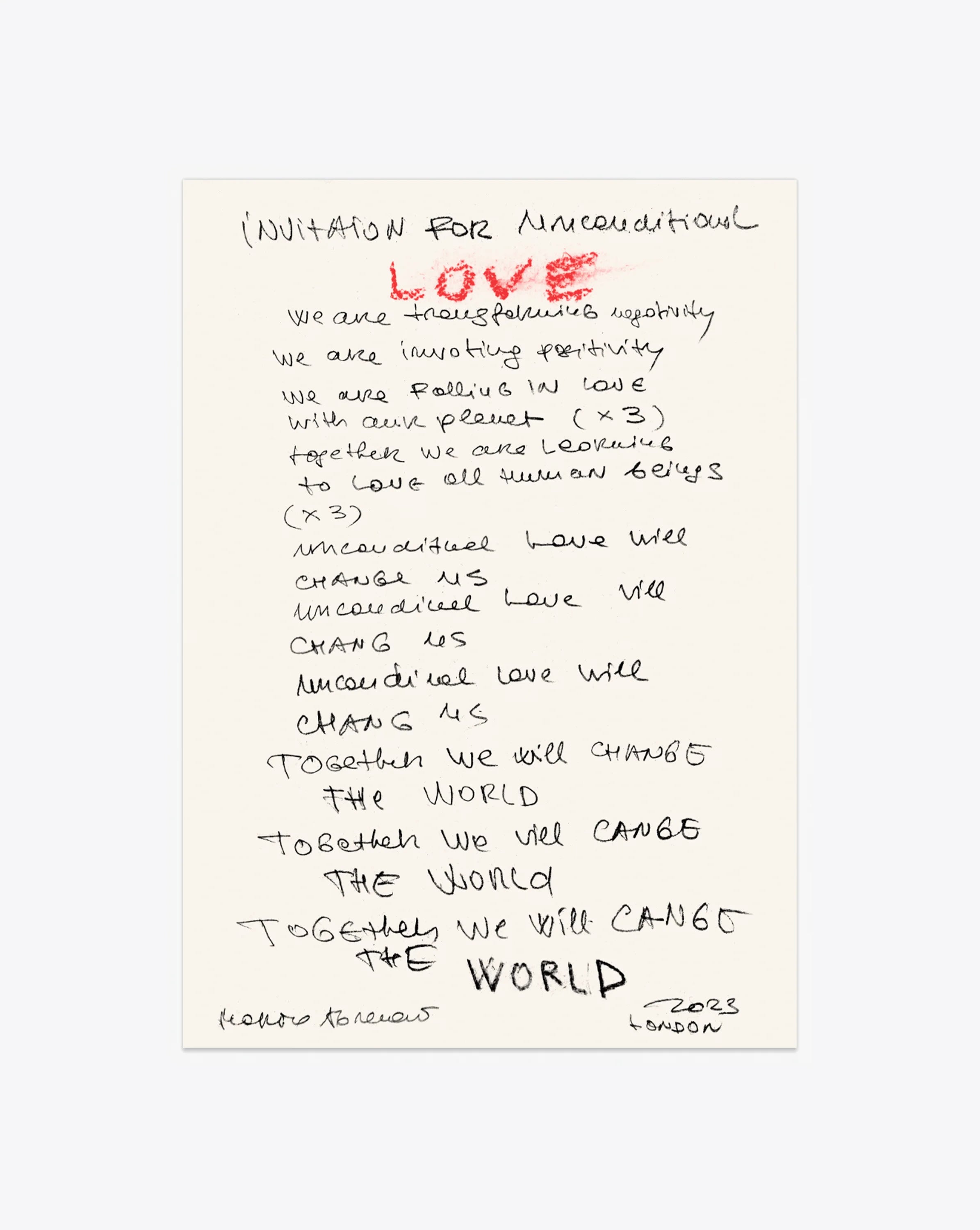 Unconditional Love - My Store