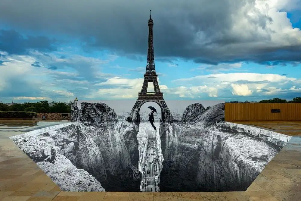 Trompe l'oeil, Les Falaises du Trocadéro, Paris, France, 2021 (18 Mai 2021, 19h58) - My Store
