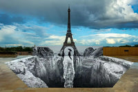 Trompe l'oeil, Les Falaises du Trocadéro, Paris, France, 2021 (18 Mai 2021, 19h58)
