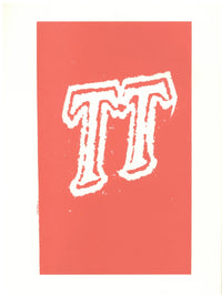 'T' from 'Hockney's Alphabet'