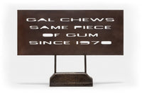 Gal Chews Same Piece of Gum
