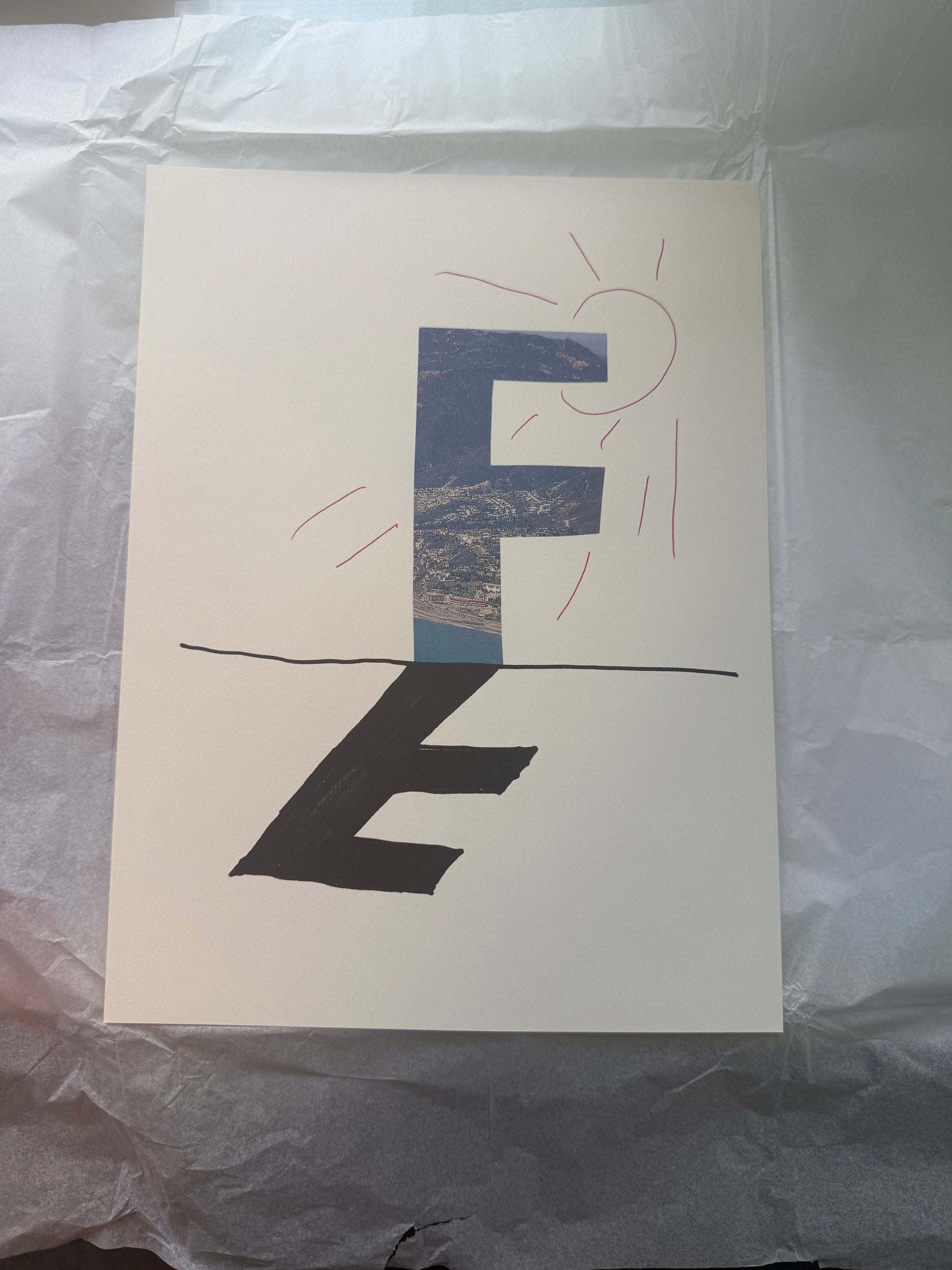 'F' from 'Hockney's Alphabet' - My Store