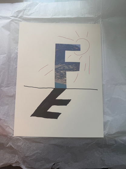 'F' from 'Hockney's Alphabet' - My Store