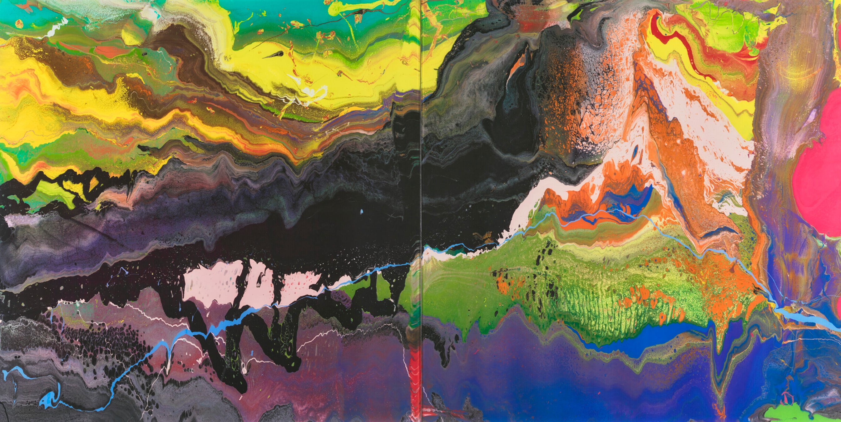 Gerhard Richter Flow P16 Print - For Sale | Dovehouse Contemporary