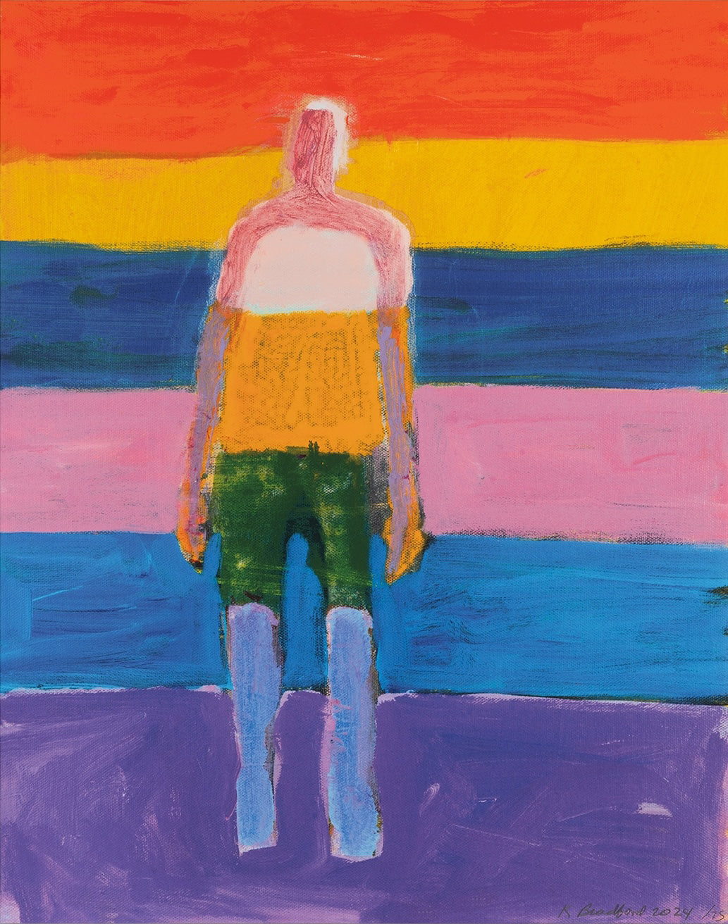 Katherine Bradford Person with Colors Print - For Sale | Dovehouse Contemporary