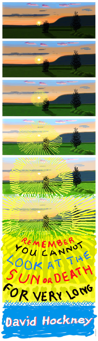 Remember that you cannot look at the sun or death for very long - My Store