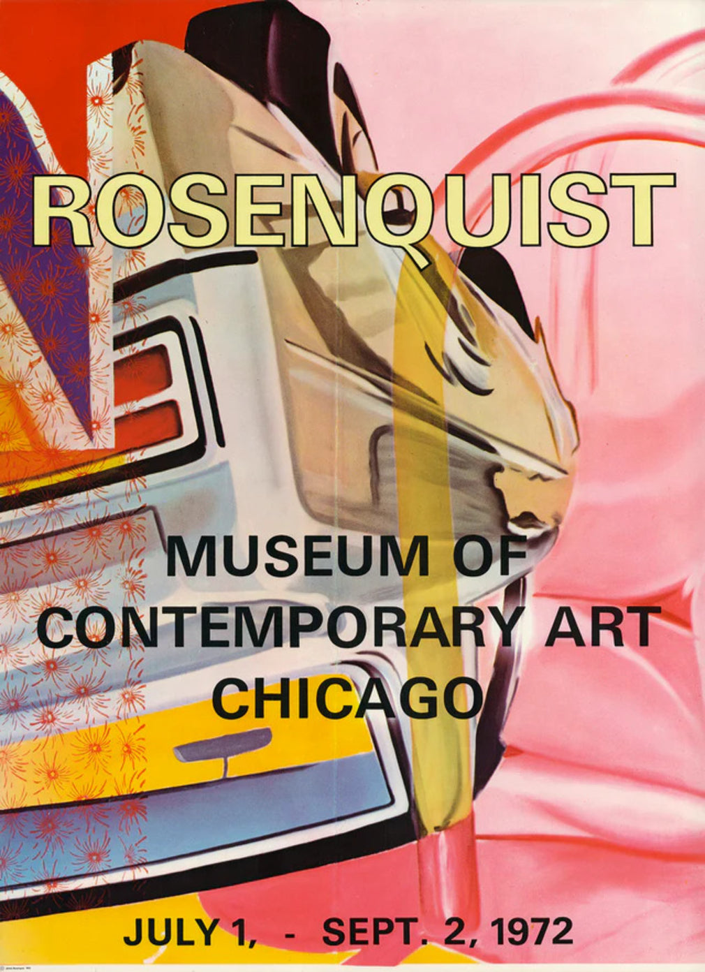 JAMES ROSENQUIST Museum of Contemporary Art Chicago - For Sale | Dovehouse Contemporary