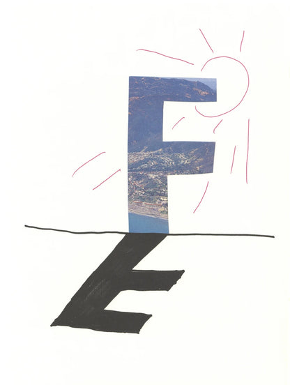 'F' from 'Hockney's Alphabet'