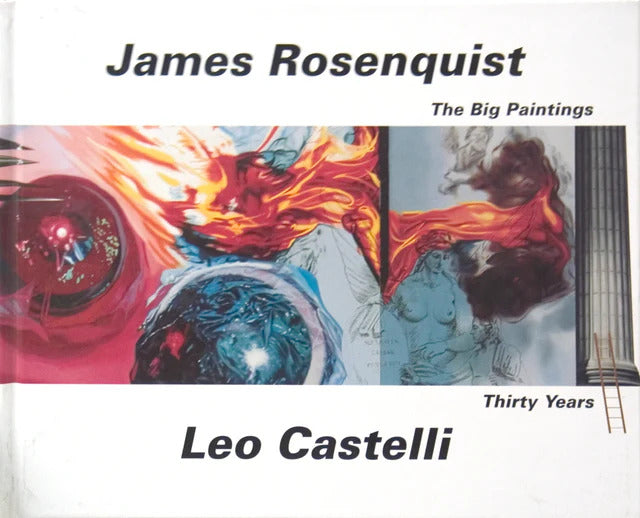 Colorful abstract painting titled "Thirty Years" by James Rosenquist featuring bold shapes and vibrant hues.