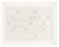 Rachel Whiteread 50 Spaces 2021 Screenprint