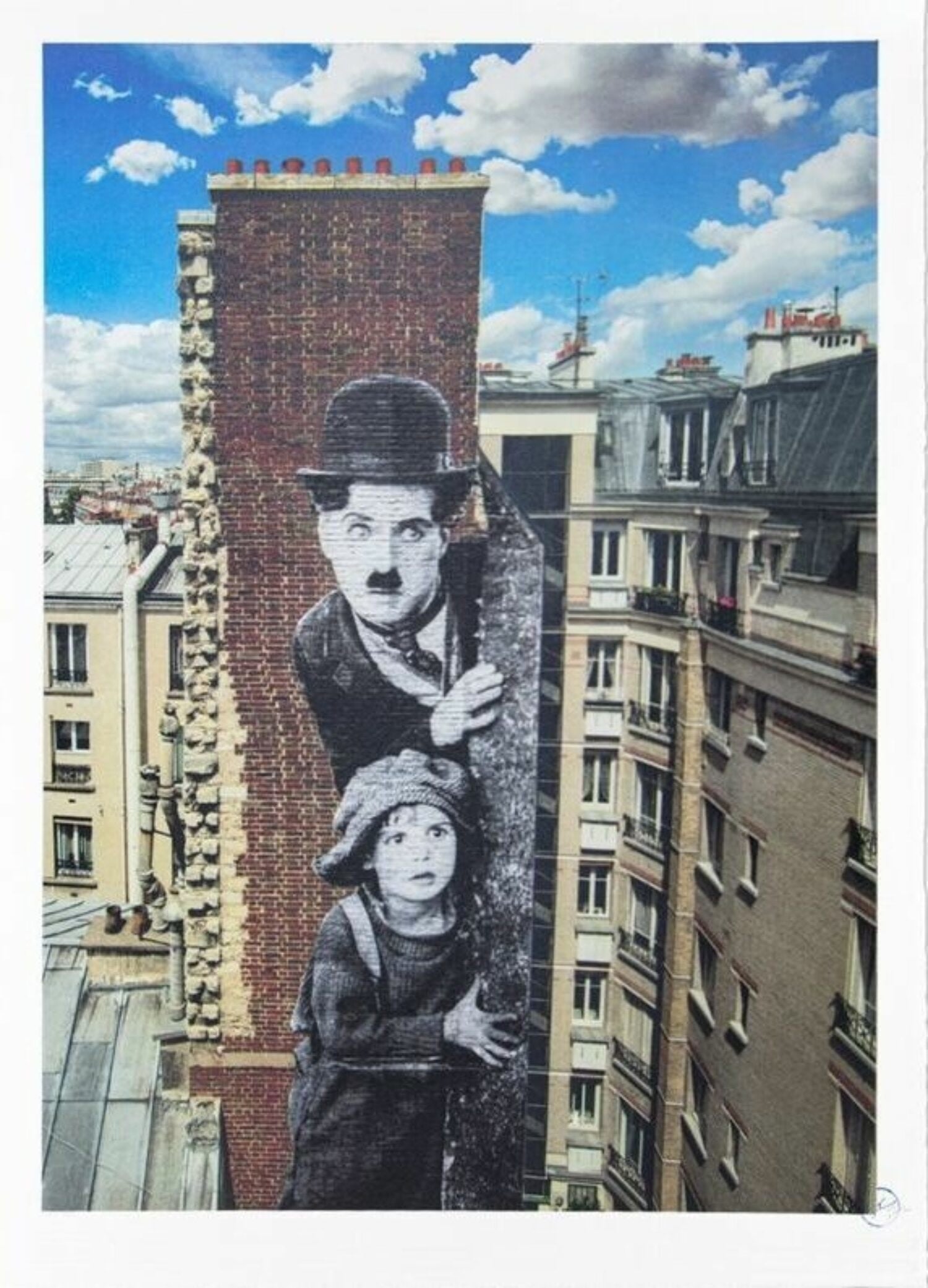Charlie Chaplin revu par JR, The Kid - My Store