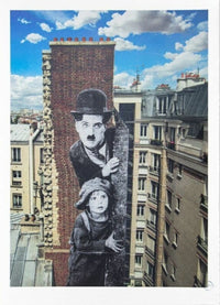 Charlie Chaplin revu par JR, The Kid