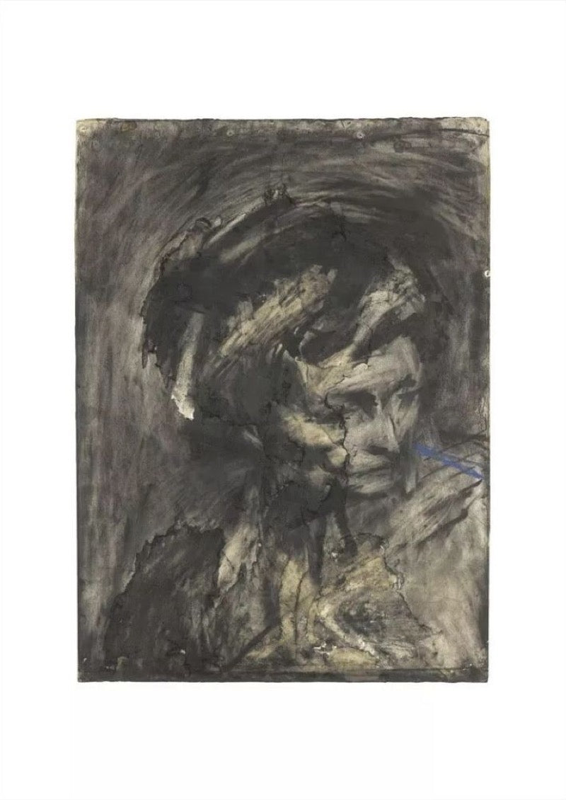 Frank Auerbach, Head of Gerda Boehm (1961), from The Charcoal Heads, 2024
