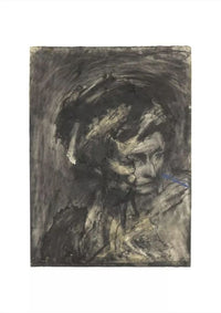 Frank Auerbach, Head of Gerda Boehm (1961), from The Charcoal Heads (2024)