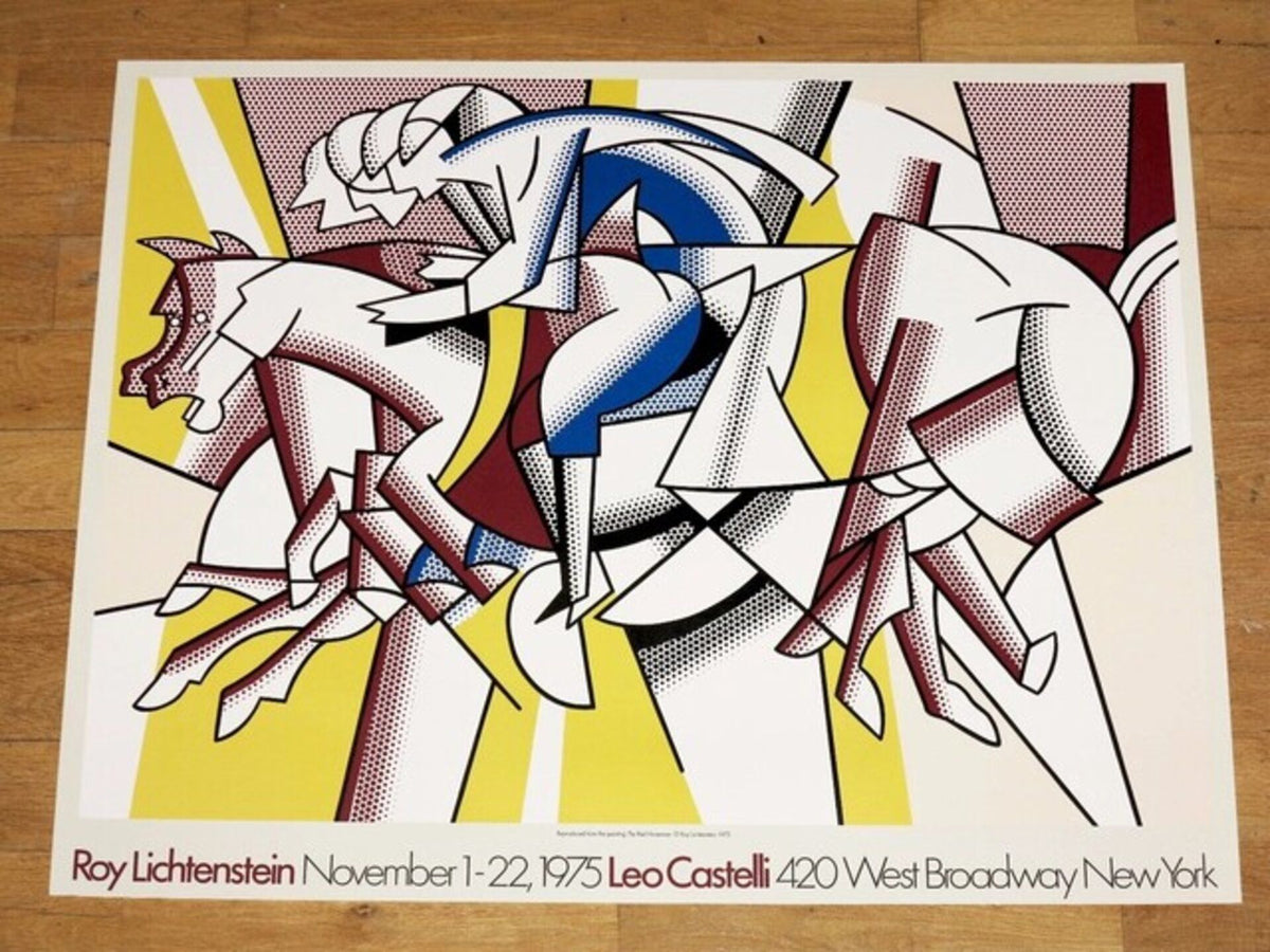 Roy Lichtenstein The Red Horseman 1975 Poster