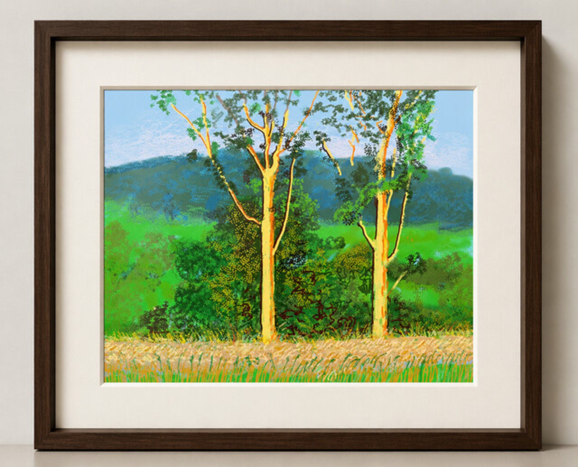 David Hockney Untitled (from 220) 2020 Limited Edition Print
