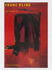 Franz Kline Art and the Structure of Identity 1994 Exhibition Lithograph Poster