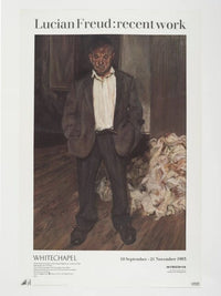 Lucian Freud Recent Work 1993 Vintage Exhibition Lithograph Poster