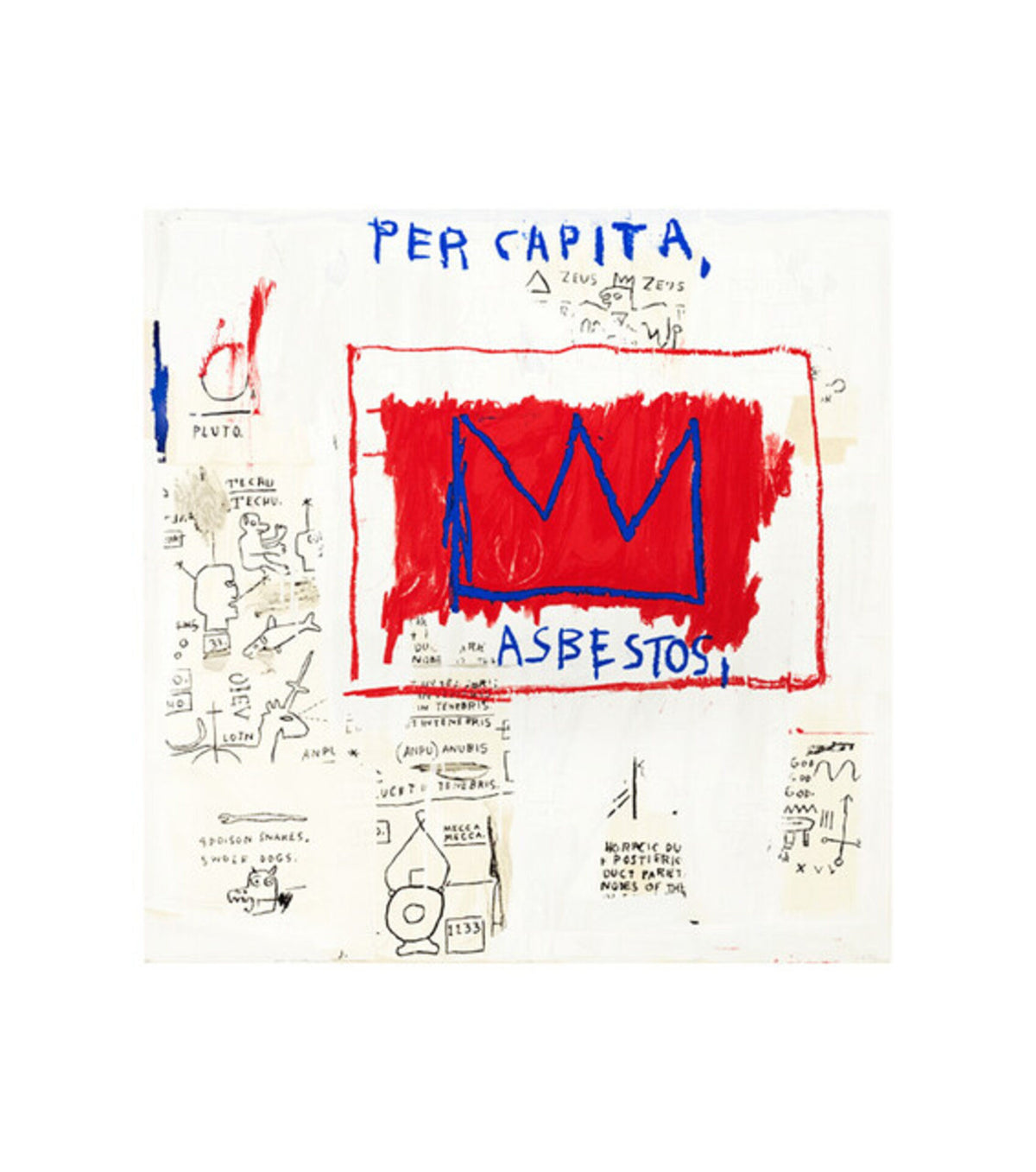 Jean-Michel Basquiat Per Capita 2001 Limited Edition Print