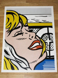 Roy Lichtenstein Shipboard Girl 1990s Poster