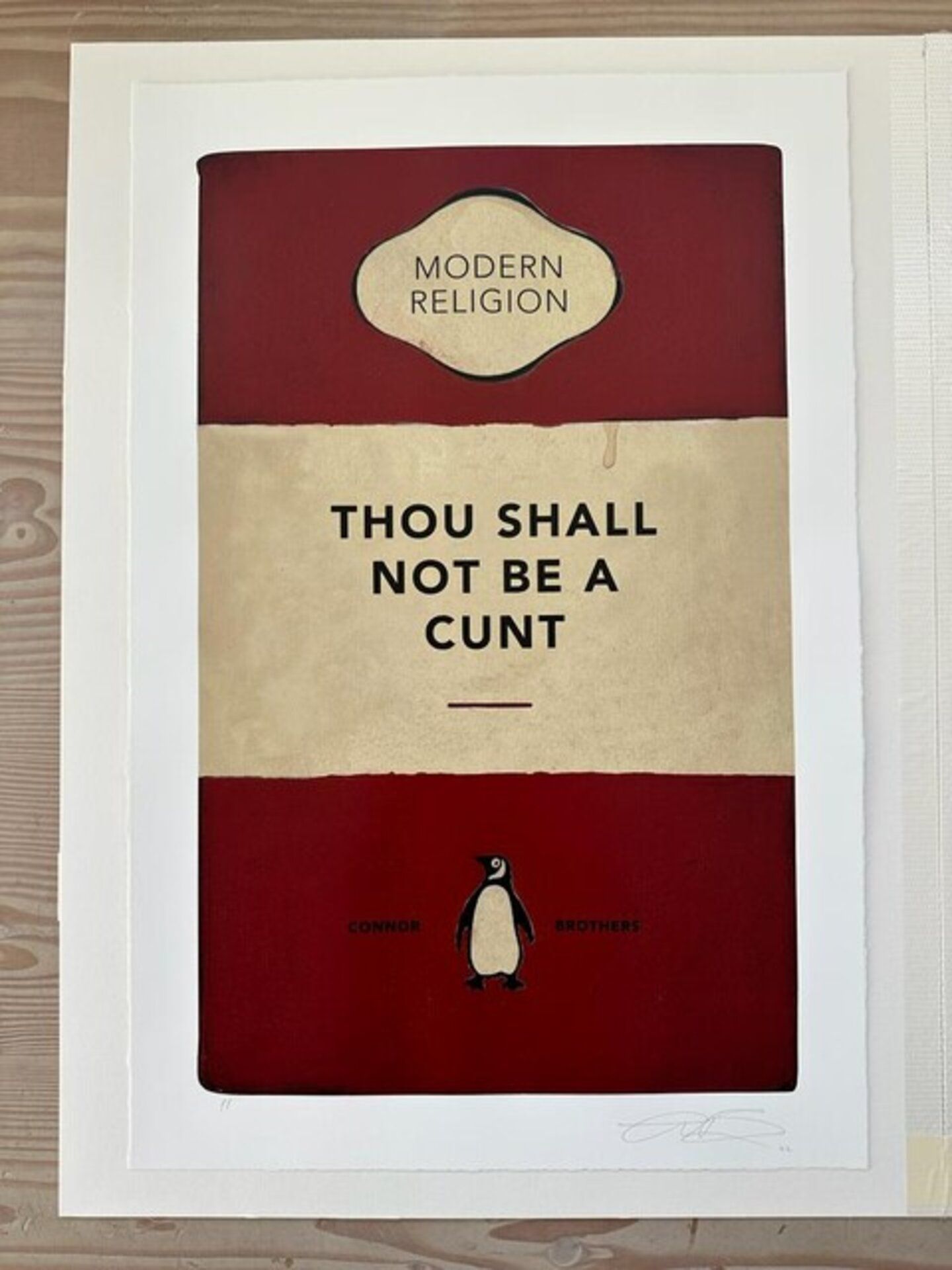 The Connor Brothers Thou Shalt Not 2023 Limited Edition Print