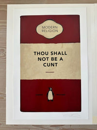 The Connor Brothers Thou Shalt Not 2023 Limited Edition Print