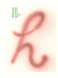 'H' from 'Hockney's Alphabet'