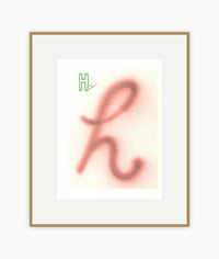 'H' from 'Hockney's Alphabet'