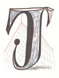 'J' from 'Hockney's Alphabet'