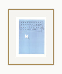 'N' from 'Hockney's Alphabet'