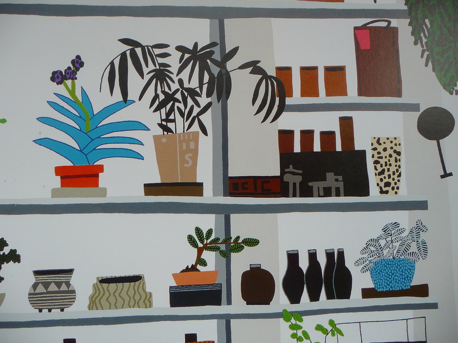 JONAS WOOD Large Shelf Still Life - For Sale | Dovehouse Contemporary