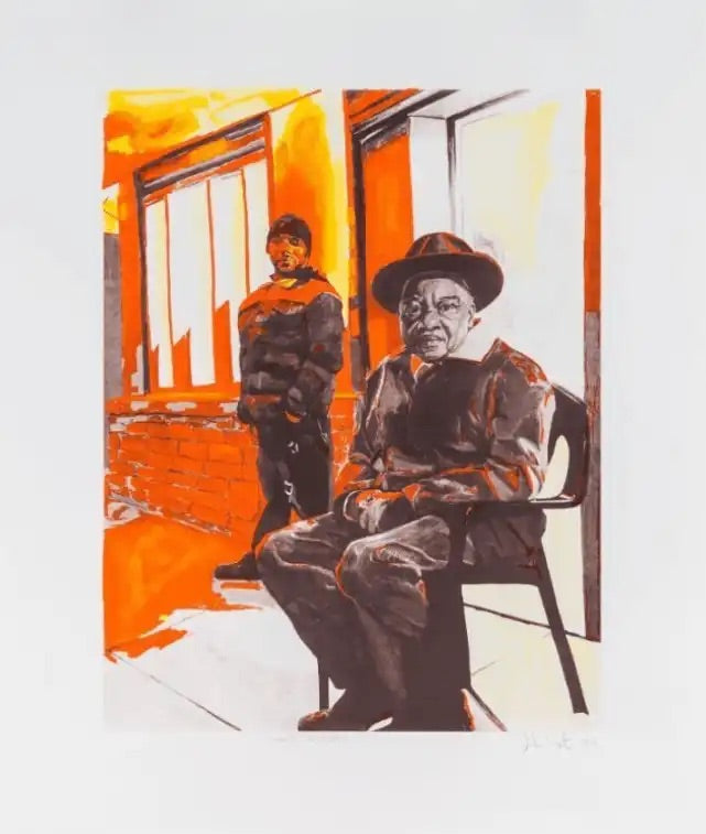 Harold figurine by JORDAN CASTEEL, featuring intricate detailing and a unique artistic design in a vibrant color palette.