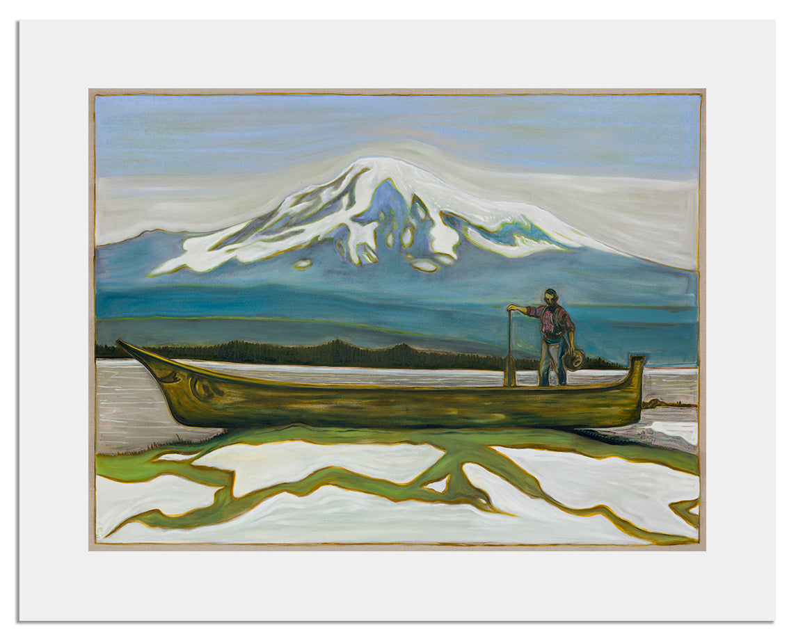 Cover art of "The Mountain That Is God" by BILLY CHILDISH featuring vibrant colors and abstract landscape imagery.