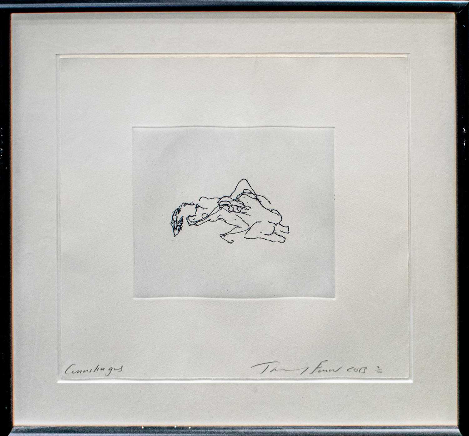 Cunnilingus artwork by TRACEY EMIN featuring bold colors and expressive design on canvas.