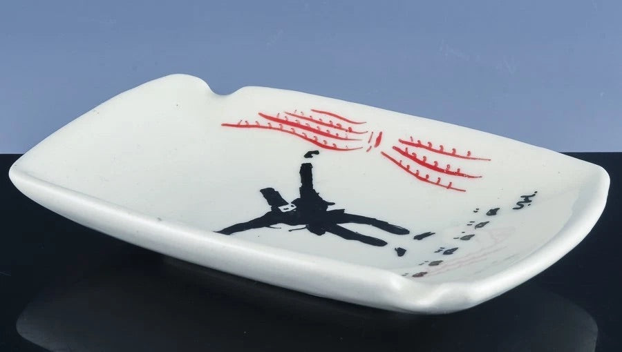 David Hockney, David Hockney Ontario Ashtray 1984 Ceramic Artwork, 1984 — Ceramic (image 3 of 3)