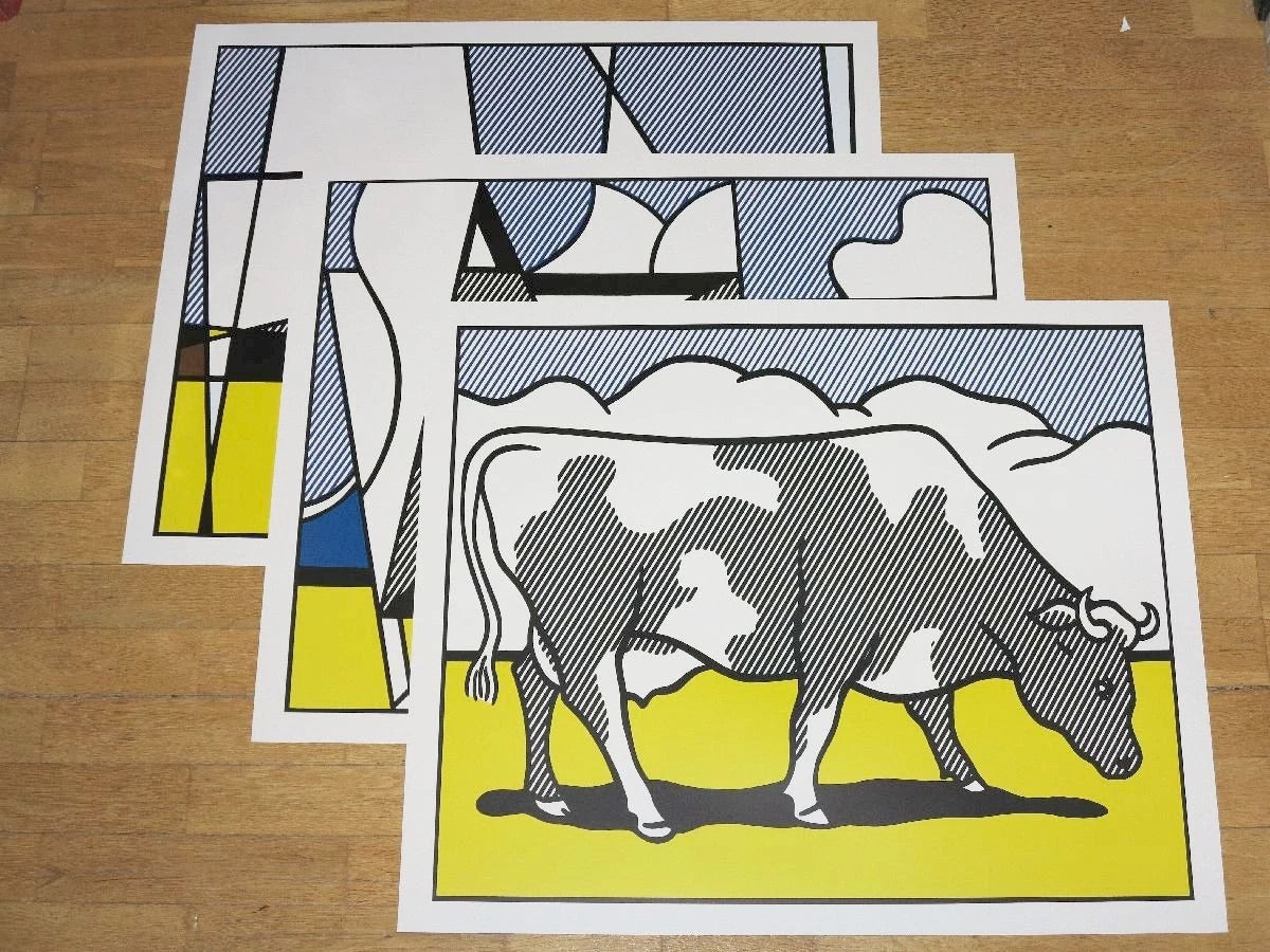 Cow Going Abstract