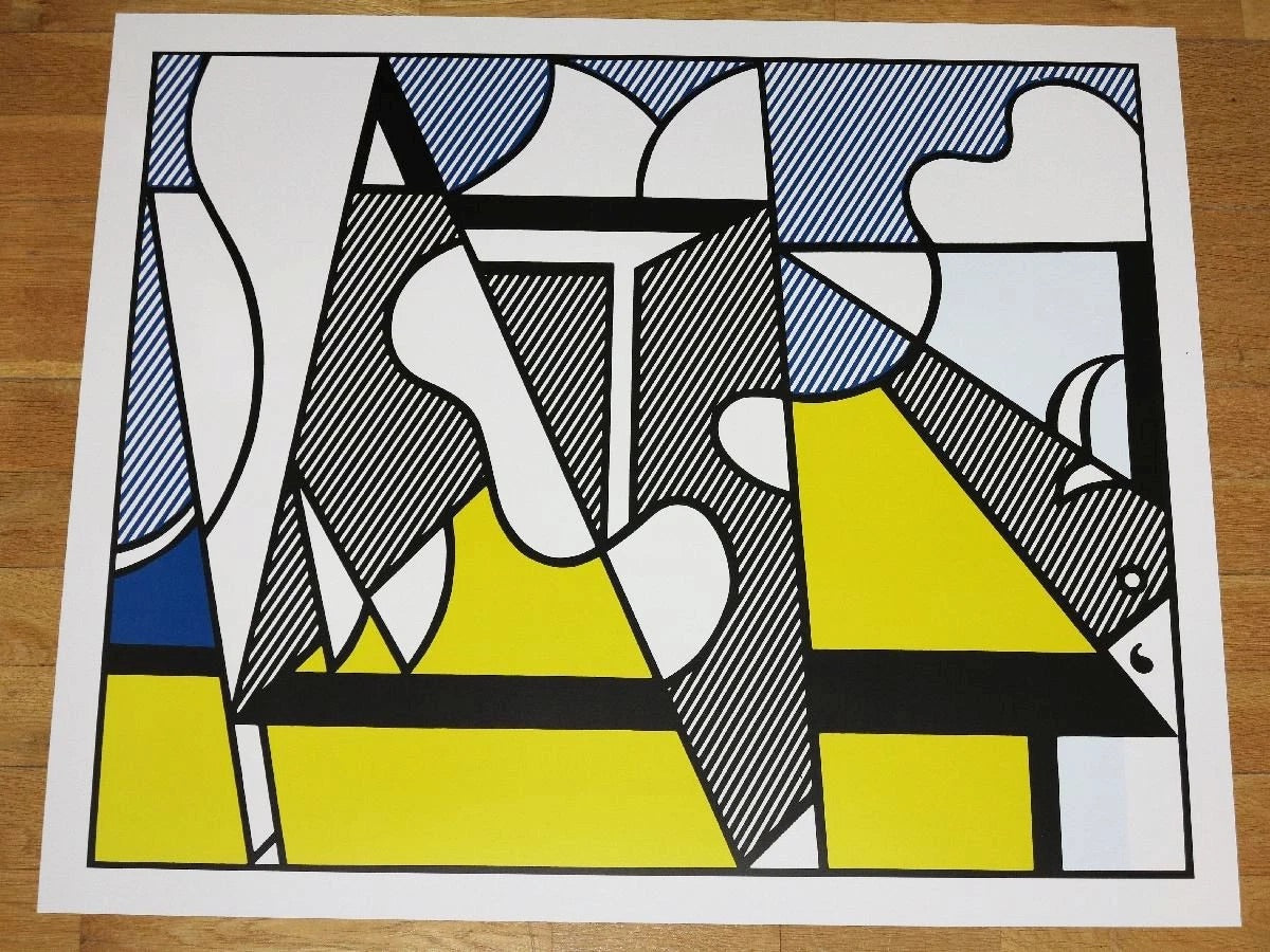 Roy Lichtenstein, Cow Going Abstract, 1980 — Offset Lithograph (image 5 of 6)