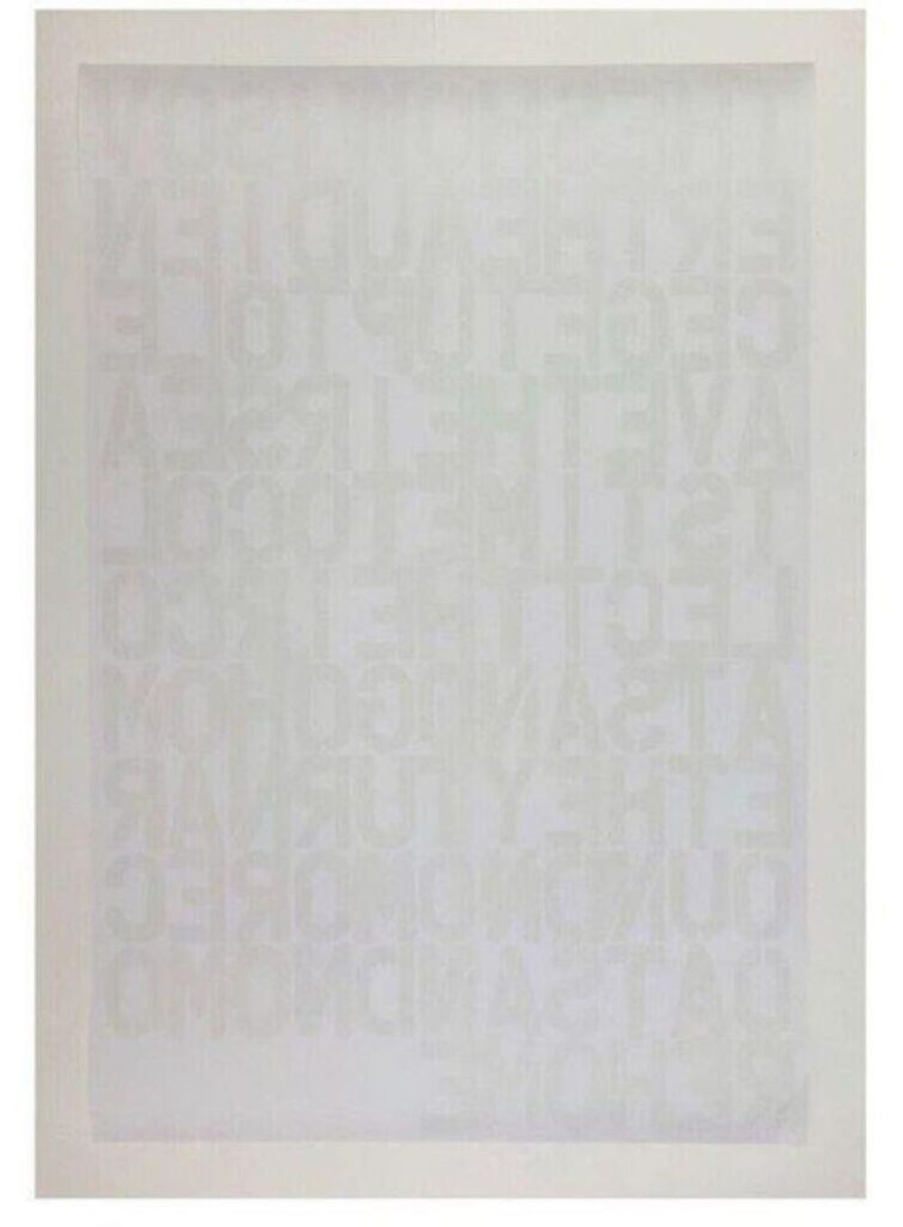 Untitled (The Show is Over)